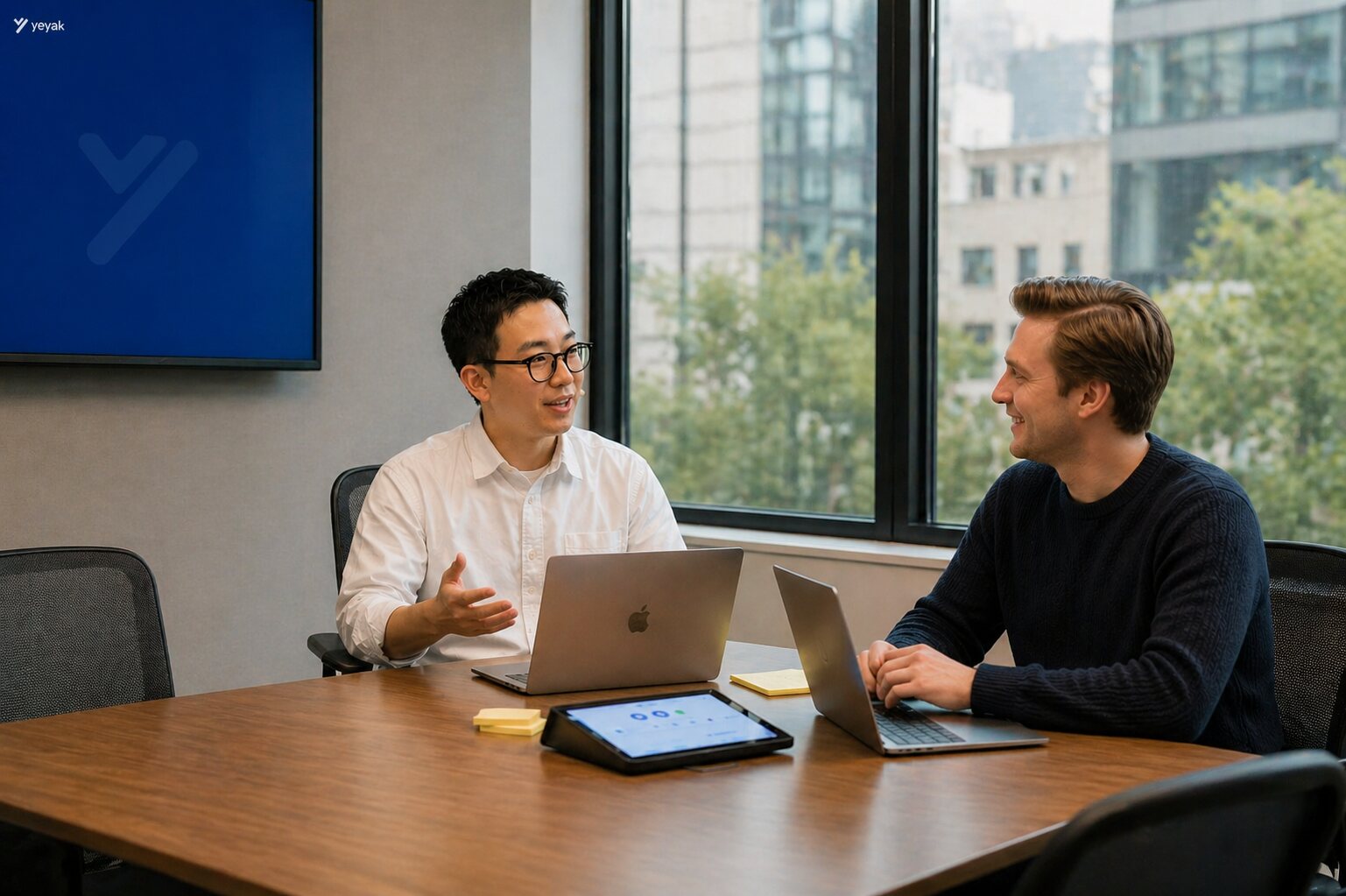 The Yeyak team collaborating